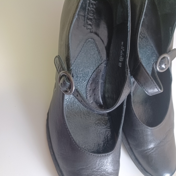 Black Born Heels Mary Jane Shoes Clogs versatile comfy Sz 10 Victorian Steampunk - Picture 2 of 8
